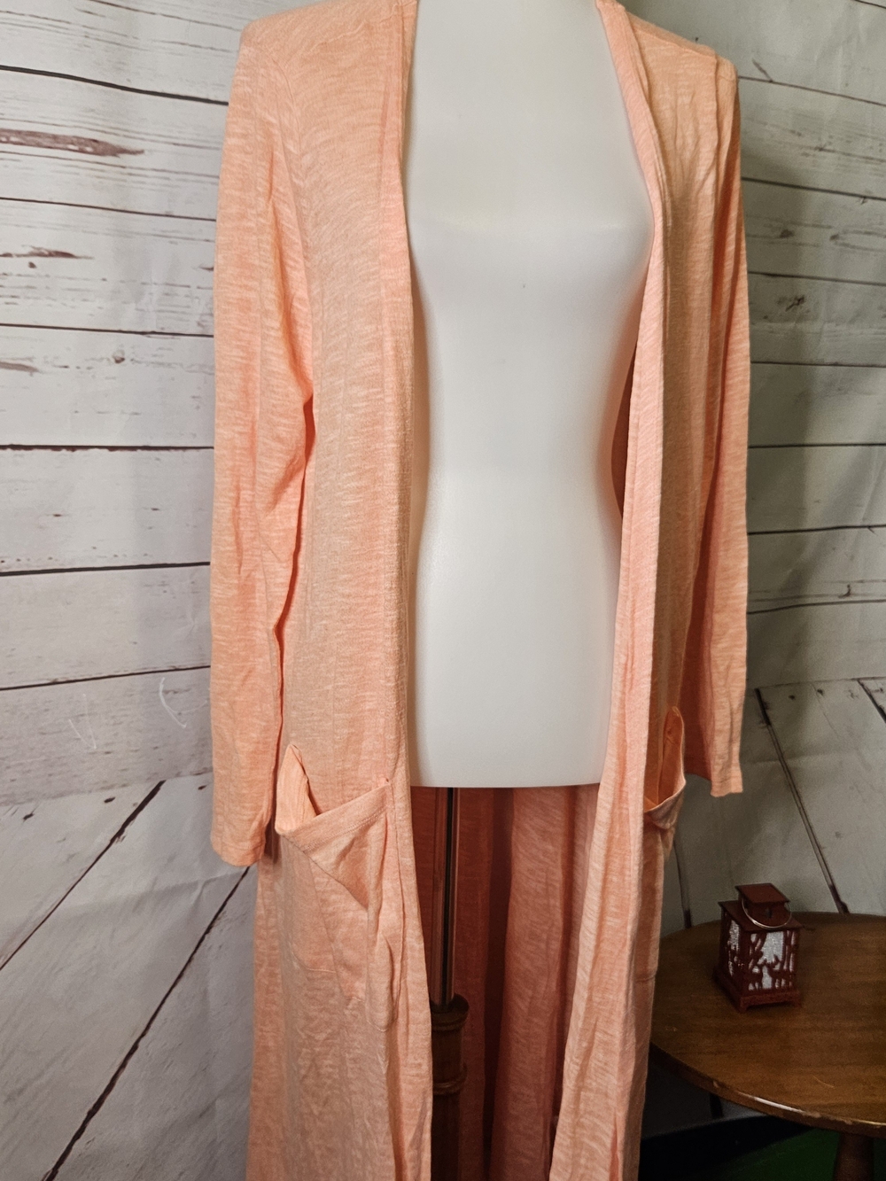 LuLaRoe Peach Open-Front Women's Cardigan